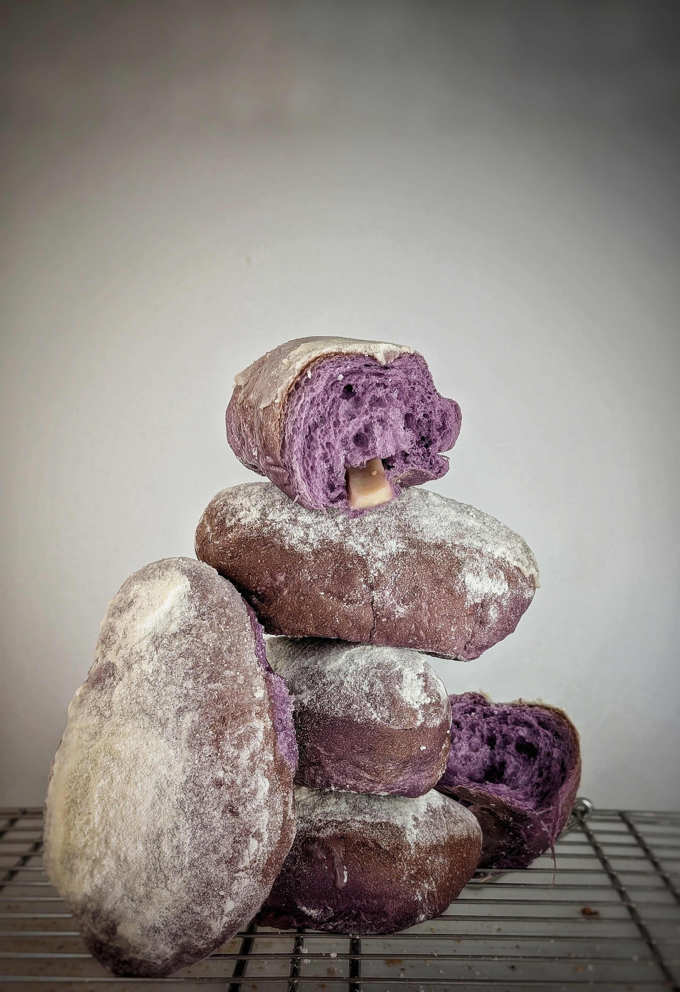 Ube Milky Cheese Bread