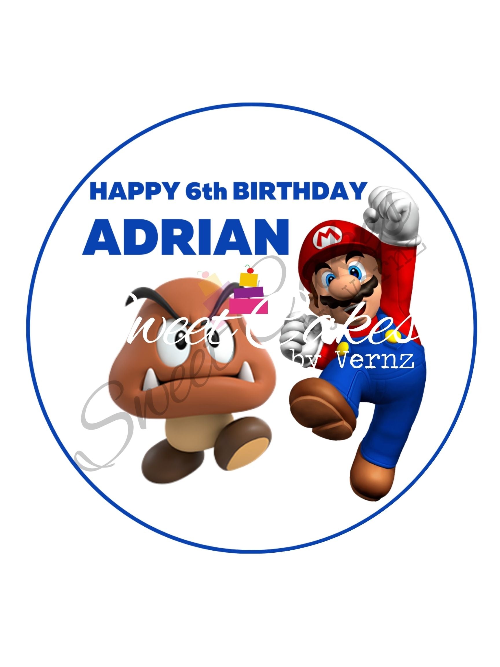 Cake with Edible Prints