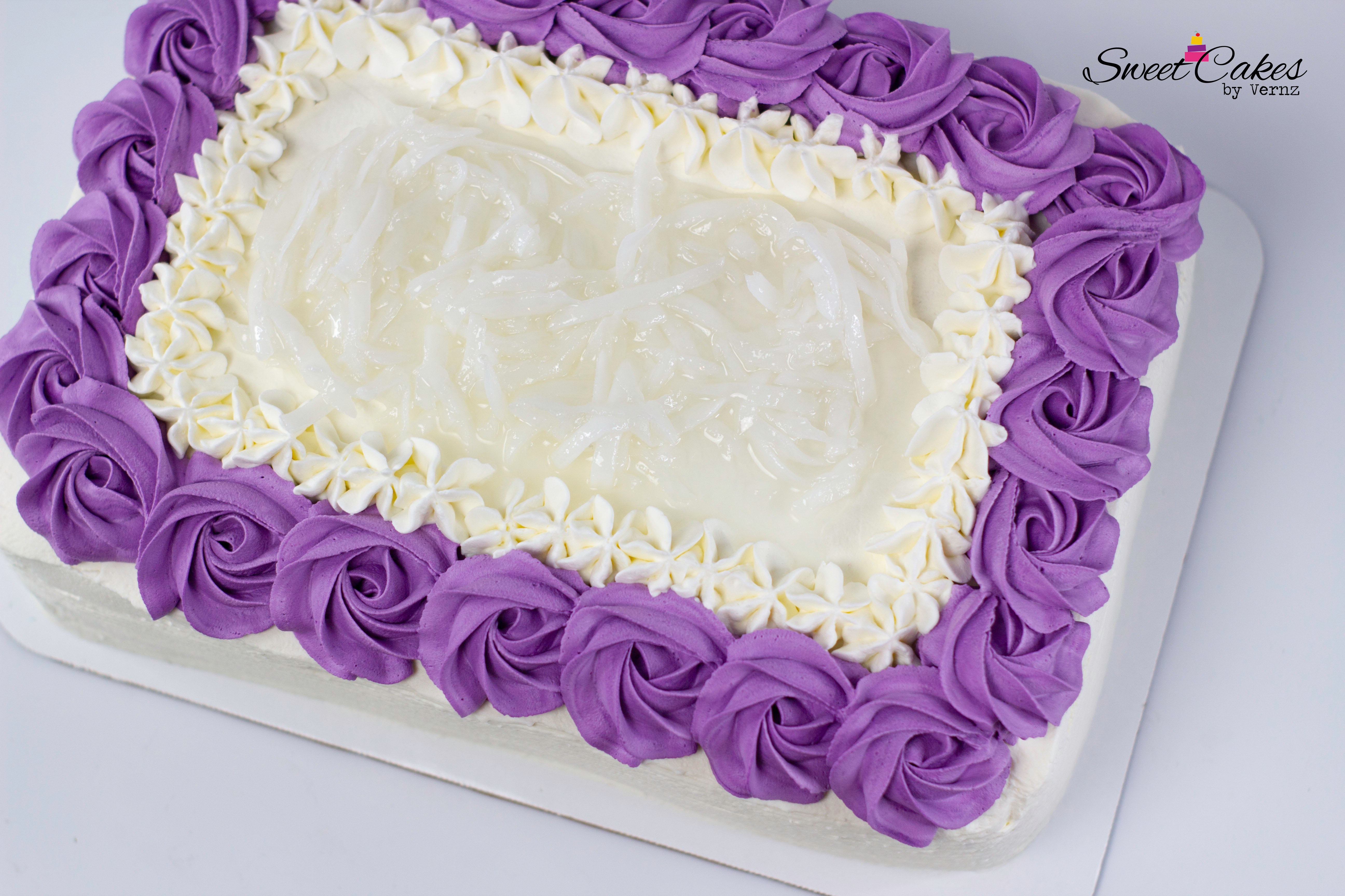 Ube Macapuno Cake